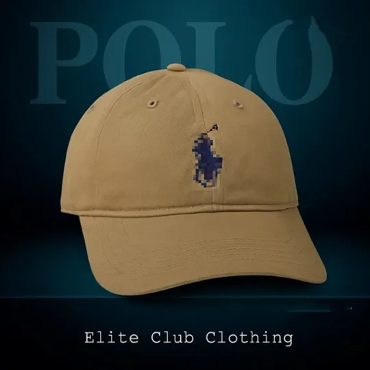 Men's US POLO Cap (S-3)-Beige	